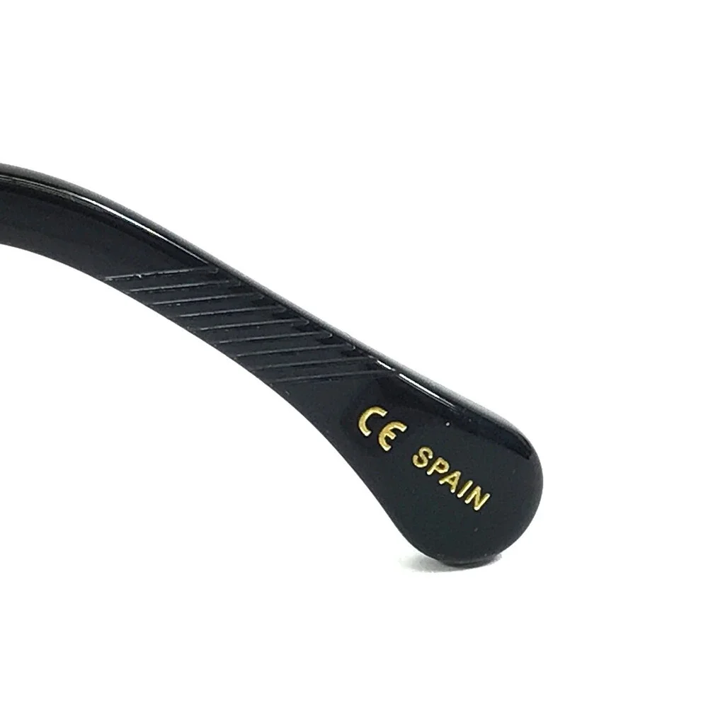 Alfred Kerbs Eyeglasses Frames Sylvia BK Shiny Black Cat Eye Full Rim 52-19